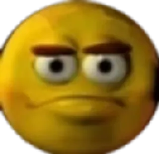 😠 f0c2df8d emoji, expression, mood, funny, internet, meme telegram sticker