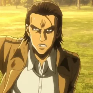 🔪 1327e439 Zeke Yeager Attack on Titan ジーク, 進撃の巨人, アニメ, キャラクター, マンガ telegram sticker