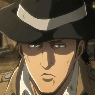 🔪 671166b6 Zeke Yeager Attack on Titan アニメ, 進撃の巨人, ジーク・イェーガー, キャラクター, ポートレート telegram sticker