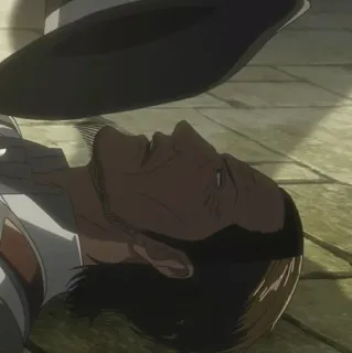 🔪 8c10372c 進撃の巨人, 暴力, アニメ, 軍事, 死, ダーク telegram sticker