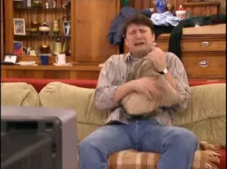 😭 b47042ff piangendo, triste, uomo, tv, emotivo telegram sticker