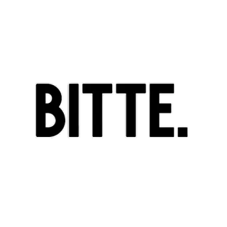 🙏 d67414a2 BITTE. Alemão, Por favor, Por favor whatsapp sticker