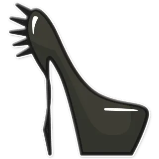 🖤 0ebda618 chaussure, talons hauts, mode, chaussures, style whatsapp sticker