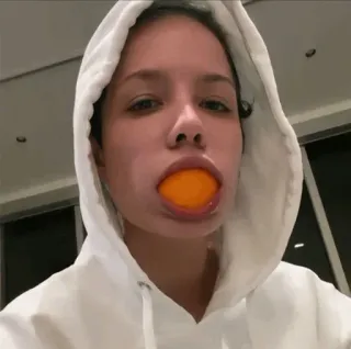 ✨ b1c62d37 personne, orange, nourriture, fruit, sweat à capuche whatsapp sticker
