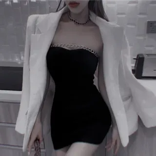 🧸 944d7608 gaun, mode, model, gaya, pakaian telegram sticker