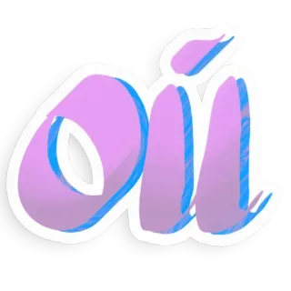 😥 68631faf Oi slang, saluto, informale, inglese telegram sticker