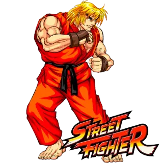️ 28ba5cae Ken Street Fighter STREET FIGHTER street fighter, ken, kampfspiel, arcade, videospielcharakter whatsapp sticker
