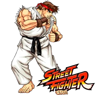 ️ 5a108231 Ryu Street Fighter street fighter, ryu, videospiel, kampfspiel, charakter, kampfkunst, kämpfer whatsapp sticker