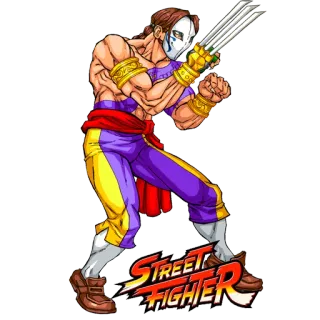 ️ d8a6dabc Vega Street Fighter STREET FIGHTER vega, street fighter, kampfspiel, videospiel, krallen, maske whatsapp sticker