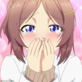 🧪 561781ba animé, fille, pleurs, triste, émotionnel, larmes telegram sticker