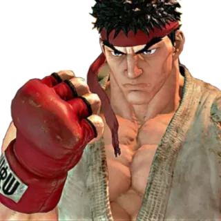 ✊ b134ee1a Ryu Street Fighter Karakter video game, Petarung, Street Fighter, Ryu, Hadoken telegram sticker