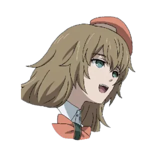 😀 9ea11195 Anime, Mädchen, Porträt, Illustration, Cartoon, Charakter telegram sticker