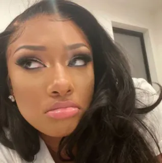 🥺 06de4d84 Megan Thee Stallion 메건 더 스탤리언, 가수, 래퍼, 유명인, 인물 사진 telegram sticker