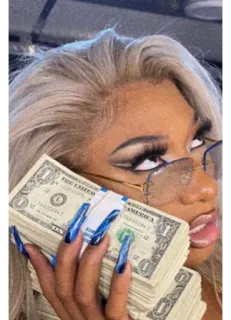 MEGAN THE STALLION 🍷BY MELLY 💫 whatsapp stickers