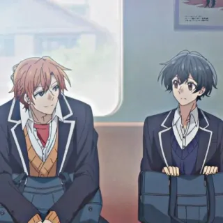 Sasaki & Miyano telegram stickers