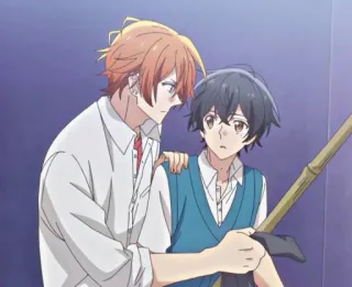 ✨ 4bc331fb Anime, Schooluniform, Vrienden telegram sticker