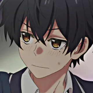 🤨 66660a7d Anime, Jongen, Manga, Personage, Portret telegram sticker