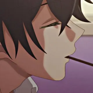 😋 c69c9a11 anime, chocolade, persoon, snack telegram sticker