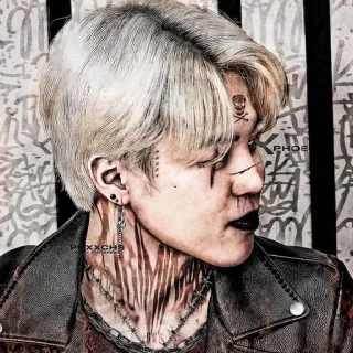 💔 4b24da68 готика, панк, темный, альтернатива, череп, тату, хоррор telegram sticker