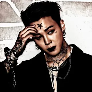 💔 855e29d1 Fuck. пентаграмма, оскорбительный, темный, готика, ужасы, jimin, айдол telegram sticker