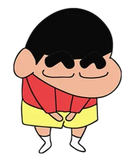 😔 3e5c0765 Shin-chan Nohara Crayon Shin-chan 动漫, 蜡笔小新, 野原新之助, 卡通 telegram sticker