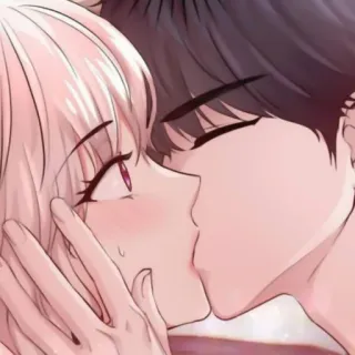 🥡 5ee1c462 romance, amor, casal, beijo, afeição, intimidade, relacionamento telegram sticker