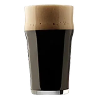 😃 36acafc3 cerveza, bebida, bebida alcohólica, cerveza negra, pinta, vaso telegram sticker