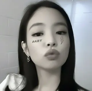 🐚 c8b42d46 BABY mulher, rosto, bebê, adesivo whatsapp sticker