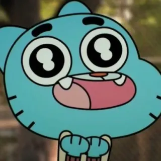 😃 4a73dfd0 Gumball Watterson The Amazing World of Gumball การ์ตูน, แมว, อนิเมชั่น, ตลก, กัมบอล whatsapp sticker