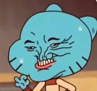 👌 ad93c835 Gumball Watterson The Amazing World of Gumball การ์ตูน, ตลก, แมว, มีม, แอนิเมชั่น whatsapp sticker