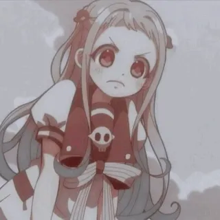 🌞 0e3923c9 Nene Yashiro Toilet-bound Hanako-kun Anime, Manga, Nene Yashiro, Hanako-kun Toilet-bound, imut, cewek, marah telegram sticker