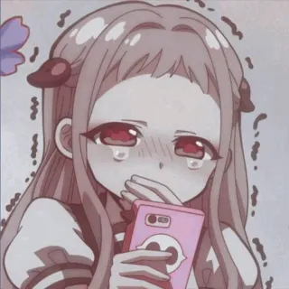 💦 38318df4 Nene Yashiro Toilet-bound Hanako-kun Anime, Manga, Karakter, Nene Yashiro, Hanako-kun telegram sticker