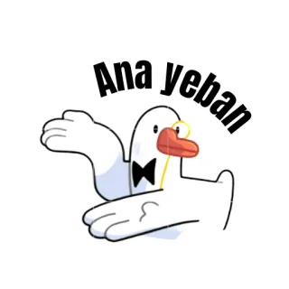😆 23ad6e75 Ana yeban arabisch, aanstootgevend, geanimeerd, cartoon telegram sticker