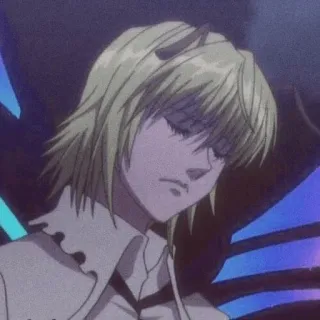🦋 692edb05 Kurapika Hunter x Hunter 动漫, 角色, 同人, 漫画 telegram sticker