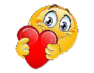 ❤️ 2db1a1af Emoji, Hati, Cinta, Kasih sayang, Senyum whatsapp sticker