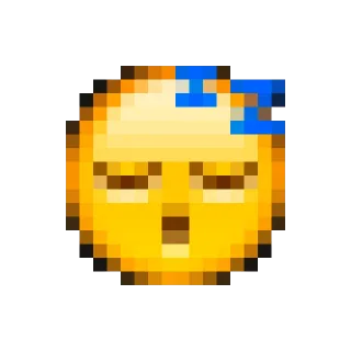 😴 52c9d4fe Emoji, Mengantuk, Lelah, zzz, Wajah telegram sticker
