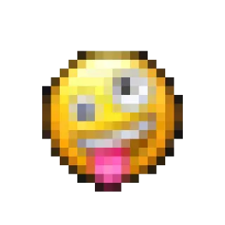 🤪 b277dea0 Emoji, Wajah, Berkedip, Lidah, Ekspresi, Lucu telegram sticker