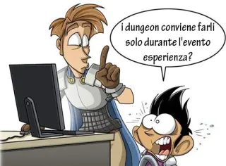🙊 536d6fa9 i dungeon conviene farli solo durante l'evento esperienza? 漫画, ダンジョン, 経験, コンピューター, 質問, イタリア語, 対話 telegram sticker