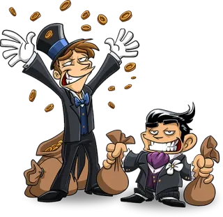 💸 cb0043b9 お金, 金持ち, 貪欲, 富, コイン, 漫画, 金融 telegram sticker