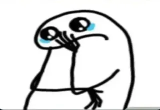 🥺 5a29c0ff weinen, traurig, emotion, meme, cartoon telegram sticker