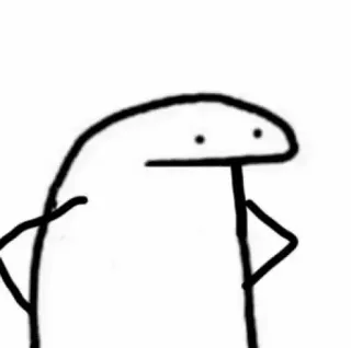 😐 932d3c0e Strichmännchen, lustig, Cartoon, Meme, simpel, Zeichnung telegram sticker