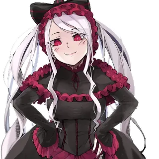 😤 7c8467ef Shalltear Bloodfallen Overlord อนิเมะ, มังงะ, แวมไพร์, น่ารัก, Shalltear Bloodfallen, Overlord telegram sticker