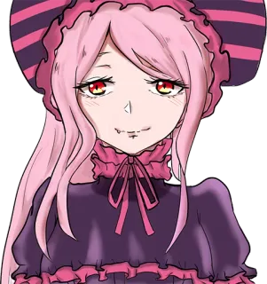 😏 b04af556 Shalltear Bloodfallen Overlord อนิเมะ, ผู้หญิง, ชาร์ลเทียร์ บลัดฟอลเลน, โอเวอร์로드, แวมไพร์, น่ารัก telegram sticker