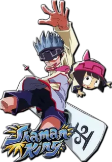 😀 fc047921 Shaman King anime, shonen, cartoon, manga, animation telegram sticker