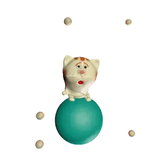 😸 7c1502e2 gatto, palla, carino, animale, adesivo telegram sticker