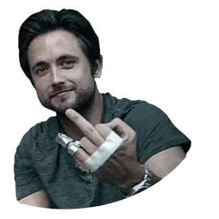 🖕 9e4adb8a นิ้วกลาง, ท่าทางหยาบคาย, ผู้ชาย, หยาบคาย, นิ้ว, ชูนิ้วกลาง telegram sticker