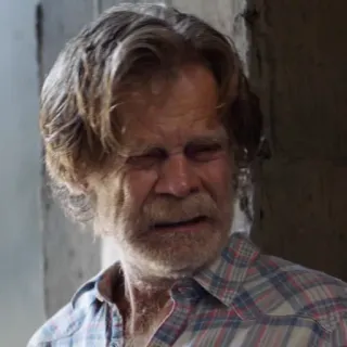 😭 28affe7c Frank Gallagher Shameless serie de televisión, comedia, personaje, William H. Macy, drama telegram sticker