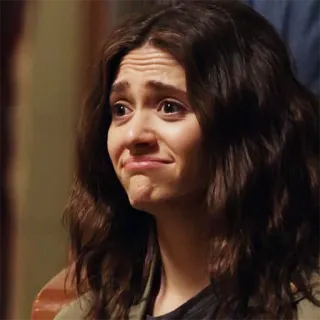 😬 6b073f0e mujer, emocional, preocupada, decepcionada, cara telegram sticker