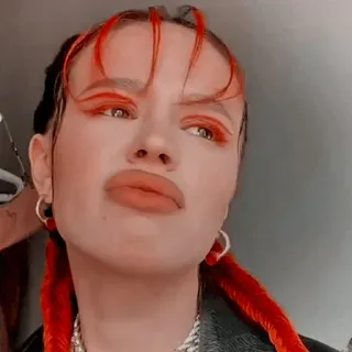 🙄 2ab15898 phụ nữ, khuôn mặt, vẻ đẹp, trang điểm, chân dung telegram sticker