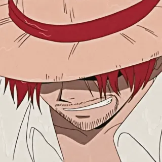 🍁 0cf724be Shanks One Piece Shanks, One Piece, Anime, Cartoon telegram sticker